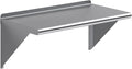 AmGood 30" Long X 16" Deep Stainless Steel Wall Shelf | NSF Certified | by AmGood