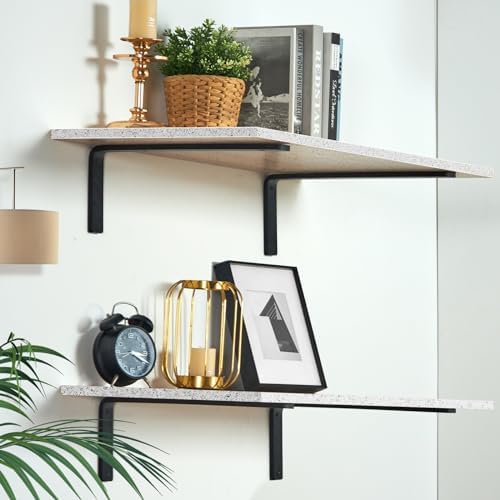 vevor shelf bracket 16 x 6 in, 4, front angle view