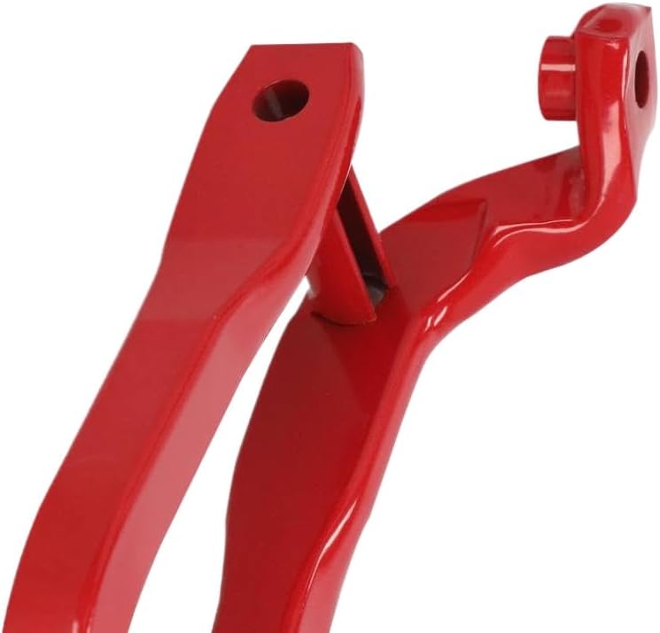2X Red Tow Hooks Compatible with Silverado Sierra 2500HD and 3500HD