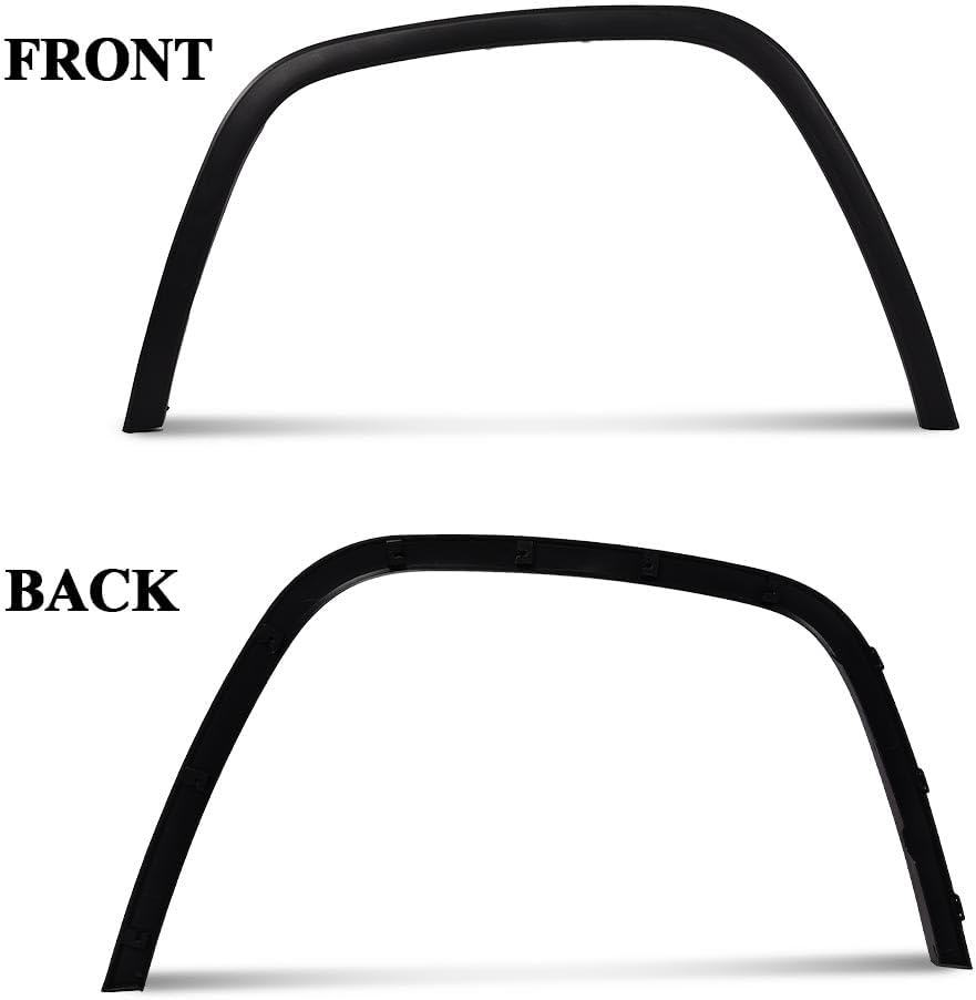Fender Flare Fit Jeep Grand Cherokee 2011-2016 Front Left Driver Side Wheel, Moldura de rueda Opening Molding Trim Accessories Factory Style 1MP38RXFAE, CH1291106