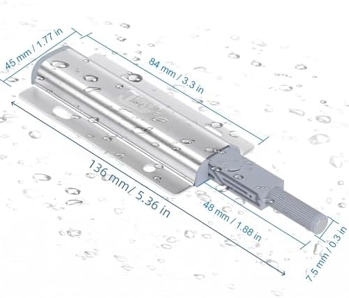 metal push latches for cabinets jiayi 8 pack shown in use