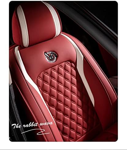 cute bunny seat cover 5 set with waterproof, package contents