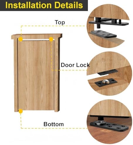 hidden door pivot hinge,600lbs load-bearing,thickened solid steel, front angle view