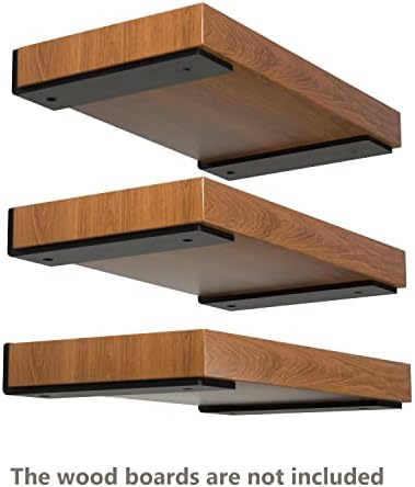 neodrop 12 inch floating shelf brackets, heavy duty, package contents