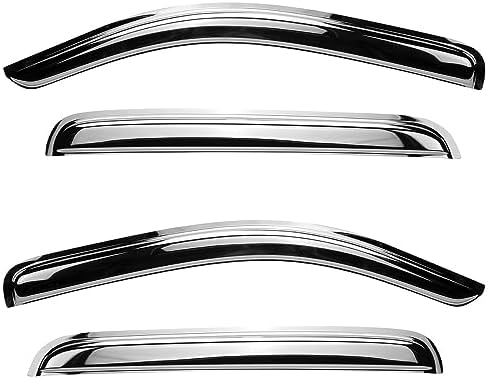 window visors for 09-18 ram1500 crew cab;19 ram1500 shown in use