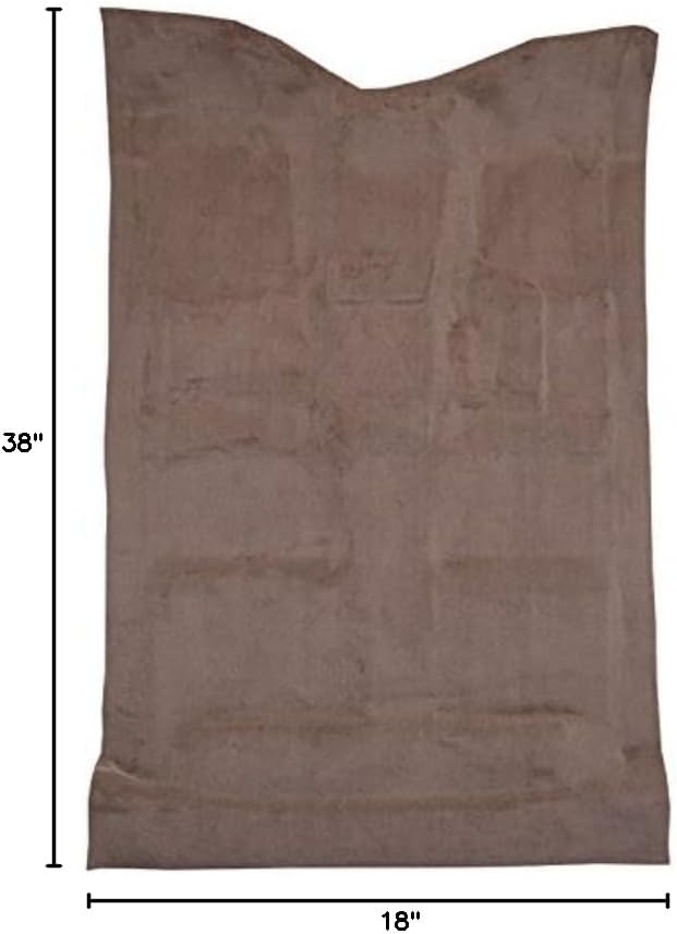 Replacement Auto Carpet Floor Liner - Molded Cutpile - fits 2007-2013 GMC Sierra 1500 Crew Cab Automatic Manual without Heel Pad 2wd and 4wd (Antelope/Light Neutral)