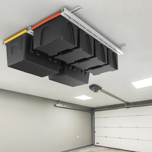 torack garage ceiling bin storage rack, overhead tote, view 9