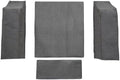 Molded Cutpile Cargo Area Carpet Flooring fits 1974-1975 Jeep CJ5 (Black)