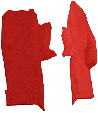 Auto Custom Carpets Molded Cutpile Console Strip Carpet Flooring - fits 1984-1989 Chevrolet Corvette (Flame Red)