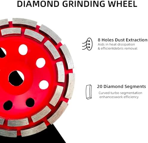 dust shroud for angle grinder with diamond grinding, view 9
