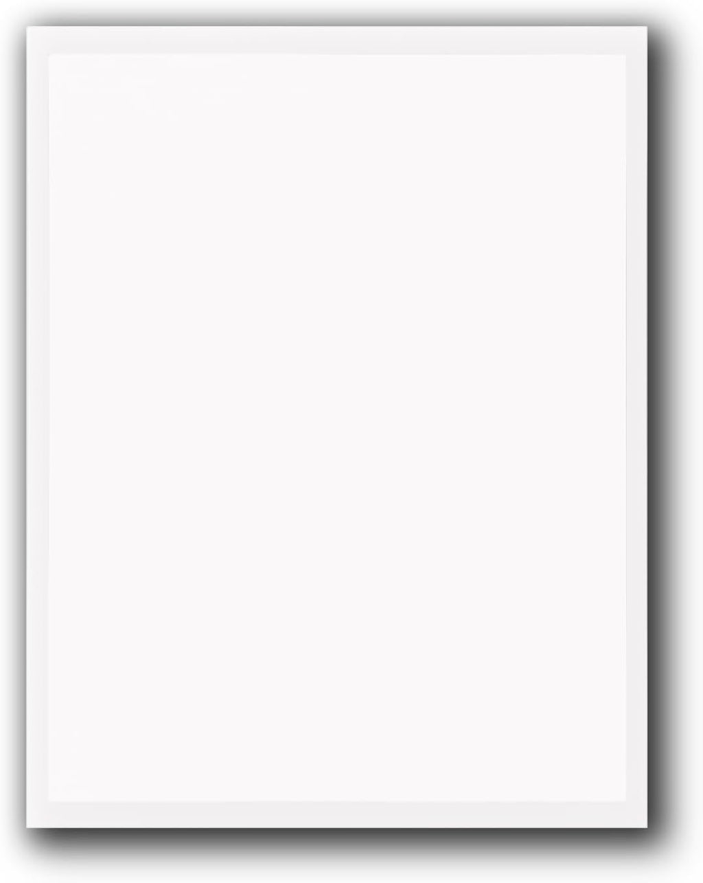 window stickers for car dealers -plain blank white, main product view