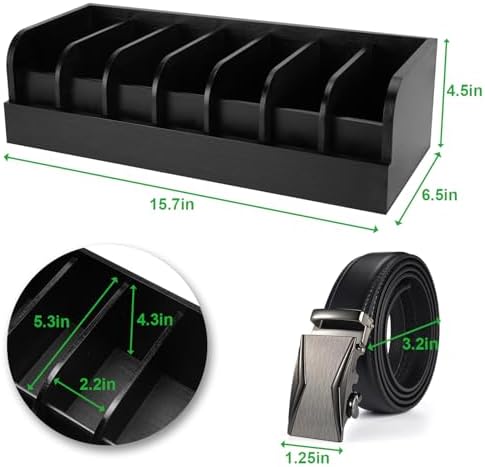 gti belt organizer, 7 compartments belt organizer for shown in use