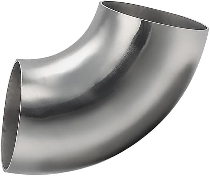 Cotonake OD 5 Inch 90 Degree SS304 Stainless Steel Bend Tube Exhaust Elbow Pipe by Cotonlake