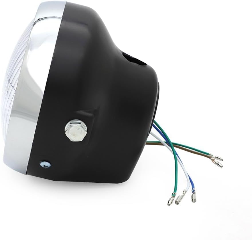 Clear Lens Headlight Lamp compatible with Yam-aha DT400 DT250 DT175 DT125 DT100 DT80 GT80 XT500 XT550 6V Light Lamp