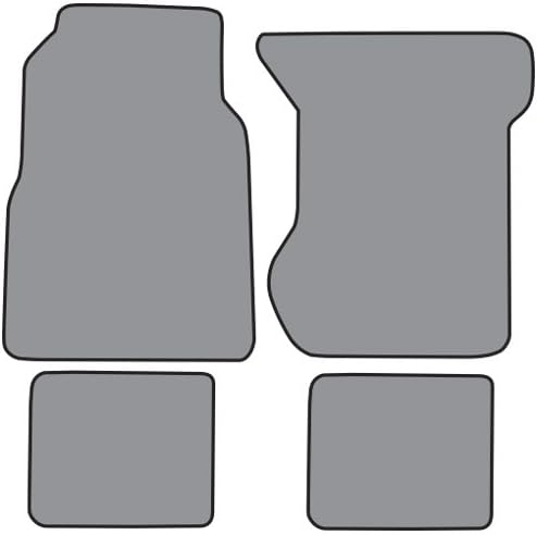 Carpet Floor Mats - Complete Die Cut Cutpile - fits 1974-1976 Lincoln Mark IV (Red)