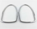 Pirate Mfg Tail Light Lens Chrome Trim Ring Pair Compatible with VW 1968–1970 Beetle – Replaces 111‑945‑117A