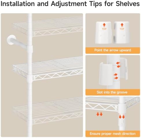 onbrill h3 plus expandable wall mounted closet system, front angle view