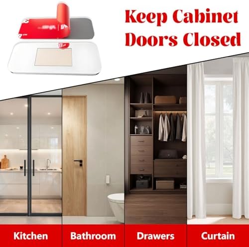 magnetic door catch, adhesive cabinet magnets for closure on a desk or shelf