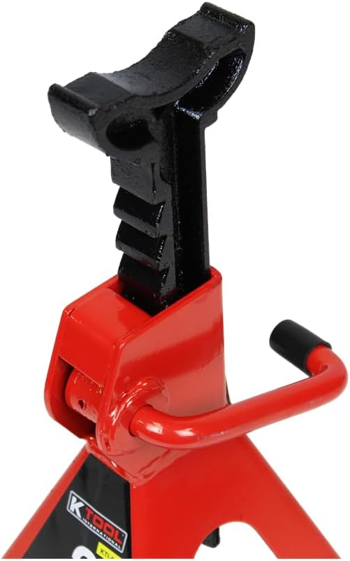 K Tool International 61201 2 Ton Automotive Jack Stands for Garages, Repair S...