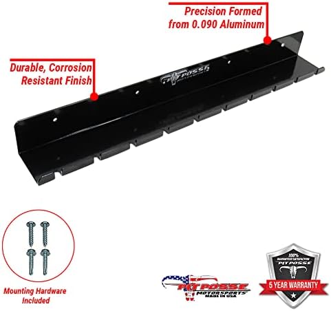 pit posse pp3118bk air tool pneumatic rack holder, front angle view