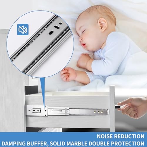 14 inch drawer slides 4 pairs (8pcs) soft, package contents