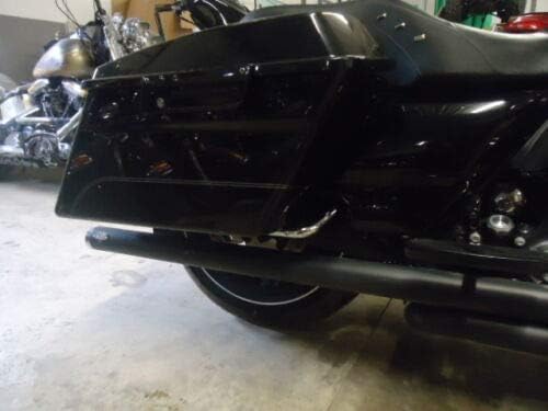 1993-2008 Black Saddlebag Eliminate Guard Removal Guards Eliminator Support Bracket Harley Davidson Touring like Electra Glide Road King Ultra Classic Limited CVO HD 46565-04 Saddle bag Support Remove