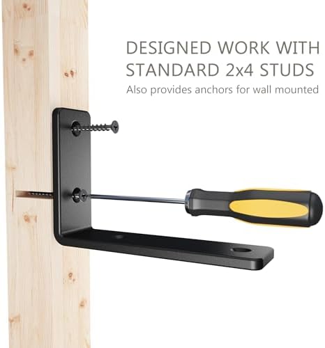 neodrop 12-pack 10 inch heavy duty shelf brackets showing dimensions
