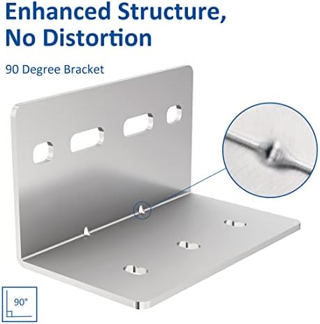 vadania 10pcs heavy duty l bracket for #76 showing dimensions