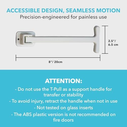 manual door closer for wheelchair users - canadian, close-up detail