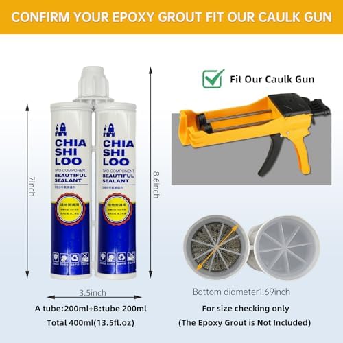 double caulking gun for 400 ml(13.5 fl oz,1:1, close-up detail