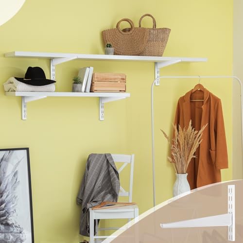 croblissful 20 pcs adjustable shelf brackets for double, package contents