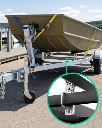 heavy duty boat trailer bunk brackets, 4 pcs on a desk or shelf
