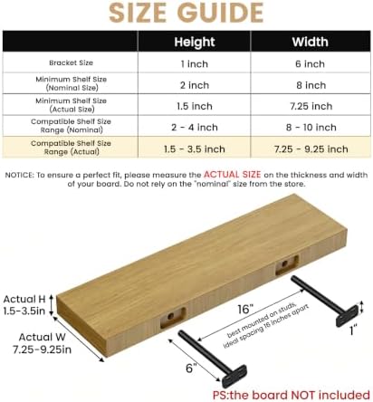 wall shelf brackets heavy duty floating shelf bracket shown in use