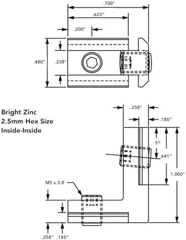 8020, 33440, 10 and 25 series 80/20 l, close-up detail
