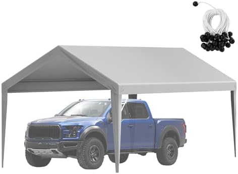 vevor carport replacement canopy cover 10 x 20, view 10