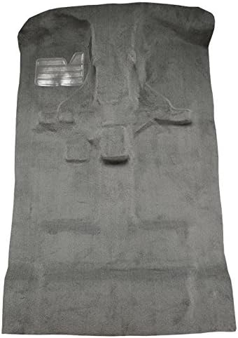 Replacement Auto Carpet Floor Liner - Molded Cutpile - fits 2004-2012 Chevrolet Colorado Crew Cab 2wd and 4wd (Black)