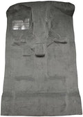 Replacement Auto Carpet Floor Liner - Molded Cutpile - fits 2004-2012 Chevrolet Colorado Crew Cab 2wd and 4wd (Black)