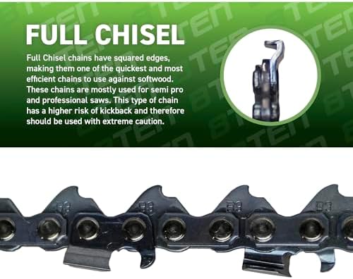 8ten chainsaw chain bulk reel full chisel 100 on a desk or shelf
