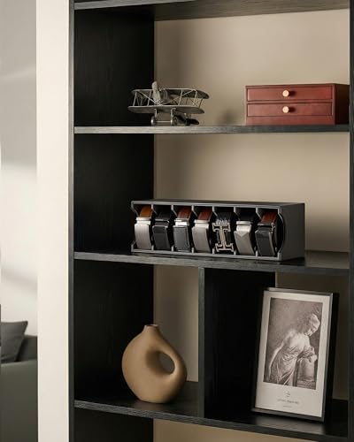 lolalet belt organizer for closet, belt box & shown in use
