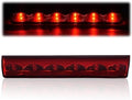 PIT66 LED 3rd Third Brake Light, Compatible with Truck Cap Topper Leer Are Century LED Recessed 3rd Brake Light Lamp Red Lens Chrome Housing | Truck Cap Topper Compatible with Leer Are Century LED Recessed 3rd Brake Light Lamp Red Lens Chrome Housing