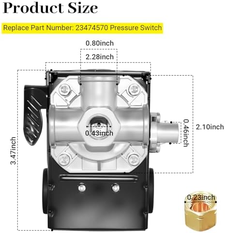 23474570 pressure switch two stage compressor 5-7.5 hp shown in use