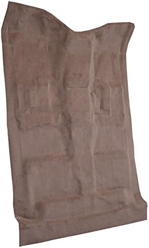 Replacement Auto Carpet Floor Liner - Molded Cutpile - fits 2007-2013 GMC Sierra 1500 Crew Cab Automatic Manual without Heel Pad 2wd and 4wd (Antelope/Light Neutral)