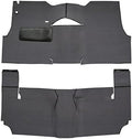 Black Loop Cut and Sewn Replacement Carpet Compatible with 1955 Chevy Bel Air 2 Door Hardtop with Bench Seat