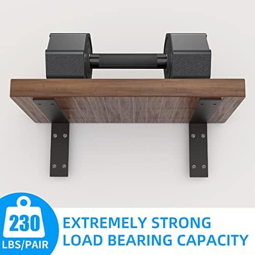 yumore countertop support bracket, heavy duty 5mm l, side view