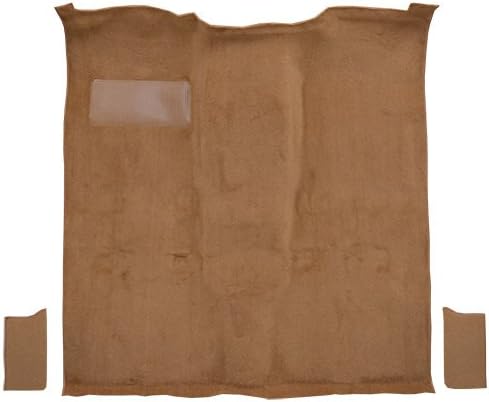 Auto Carpet Floor Liner - Passenger Area - Molded Cutpile - fits 1981-1984 Chevrolet K5 Blazer (Black)