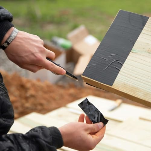 frogtape pro grade deck and joist flashing tape, side view