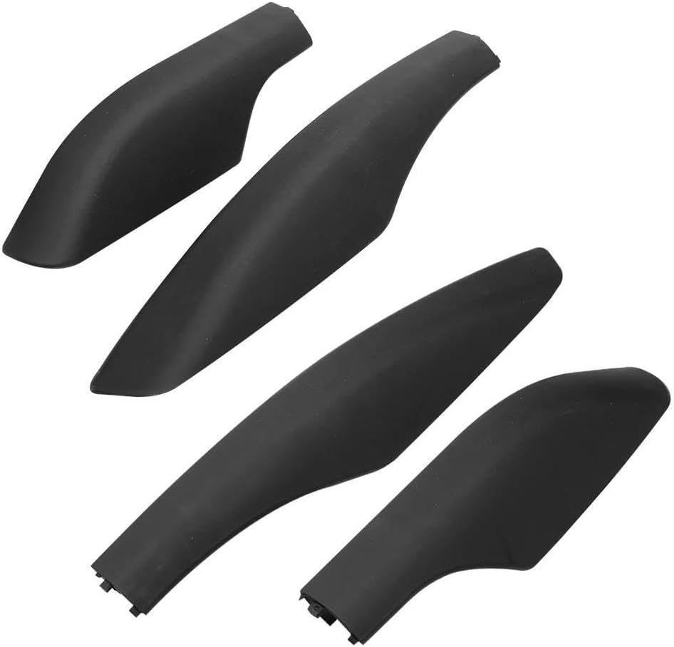 Rooftop Cargo Carrier 4pcs ABS Roof Rack Bar Rail End Protection Cover Shell for Toyota for Fortuner for AN50 for AN60 for Hilux SW4 2004-2015 Roof Racks Boxes