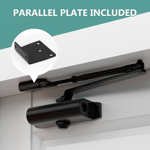 marie hold open door closer adjustable automatic size showing dimensions