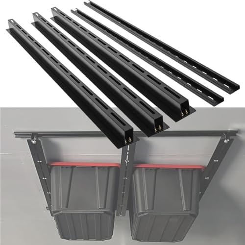 overhead garage storage rack, adjustable ceiling storage rack, main product view