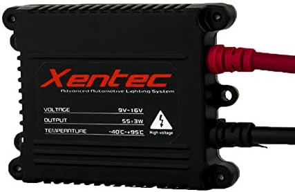 Xentec H7 6000K HID Xenon Bulb Bundle with 55W EP Alloy Slim Ballast (Ultra White)